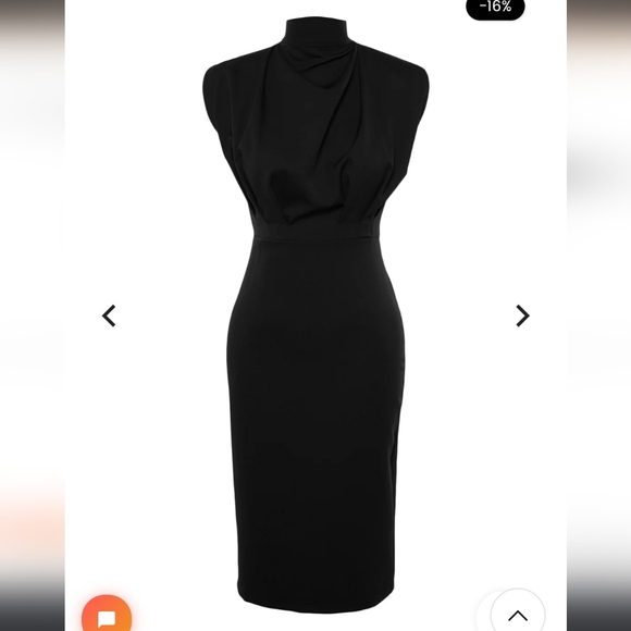 TRENDYOL Black Dress NWT - Picture 2 of 11